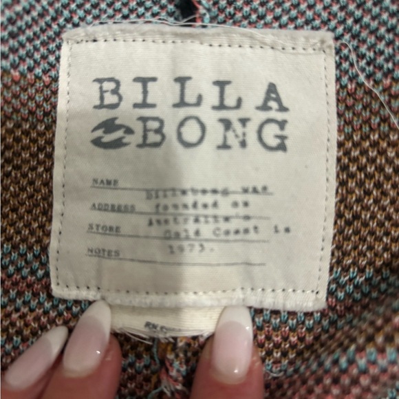 Billabong Aztec Women’s Cardigan Sweater. - Picture 6 of 6